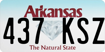 AR license plate 437KSZ