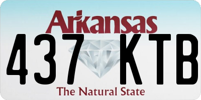 AR license plate 437KTB