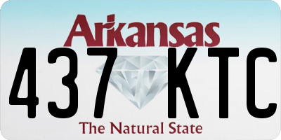 AR license plate 437KTC
