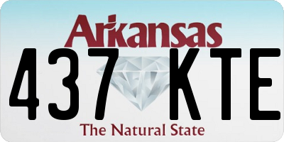 AR license plate 437KTE