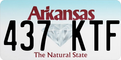 AR license plate 437KTF