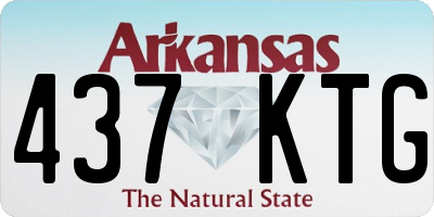 AR license plate 437KTG