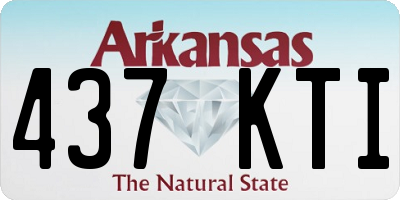 AR license plate 437KTI