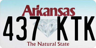 AR license plate 437KTK