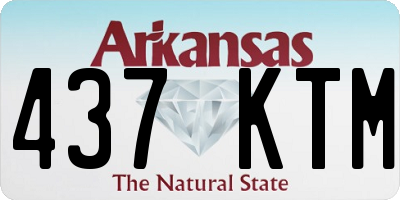 AR license plate 437KTM