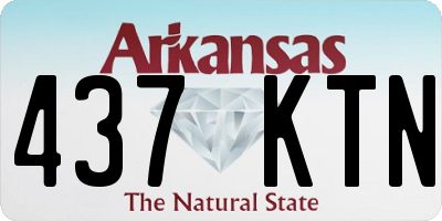 AR license plate 437KTN