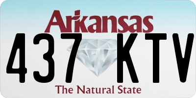 AR license plate 437KTV