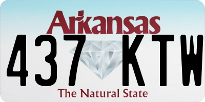 AR license plate 437KTW