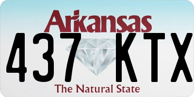 AR license plate 437KTX