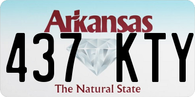 AR license plate 437KTY