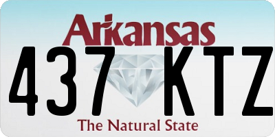 AR license plate 437KTZ