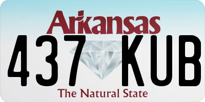 AR license plate 437KUB