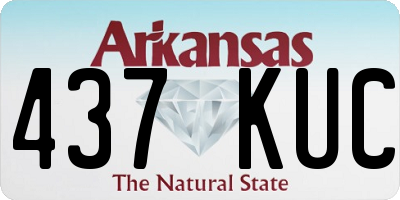 AR license plate 437KUC