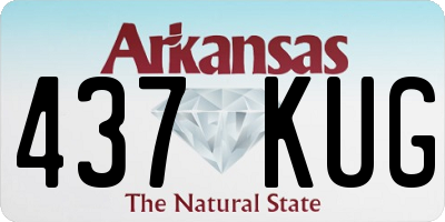 AR license plate 437KUG