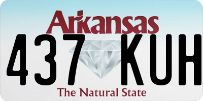 AR license plate 437KUH