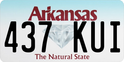 AR license plate 437KUI
