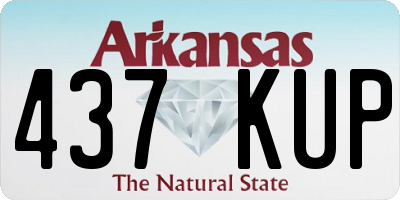 AR license plate 437KUP
