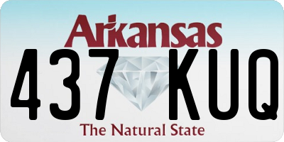 AR license plate 437KUQ