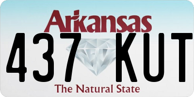 AR license plate 437KUT