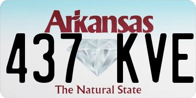 AR license plate 437KVE