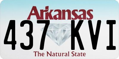 AR license plate 437KVI