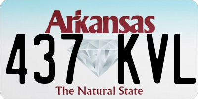 AR license plate 437KVL