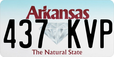 AR license plate 437KVP