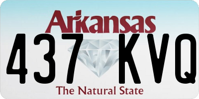 AR license plate 437KVQ