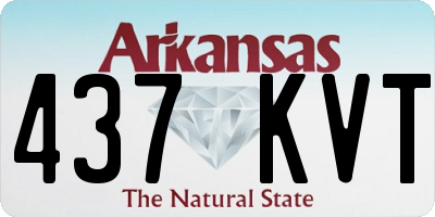 AR license plate 437KVT