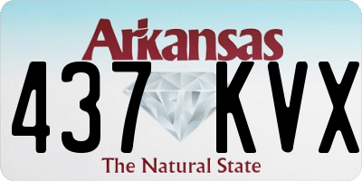 AR license plate 437KVX