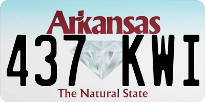 AR license plate 437KWI