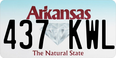 AR license plate 437KWL