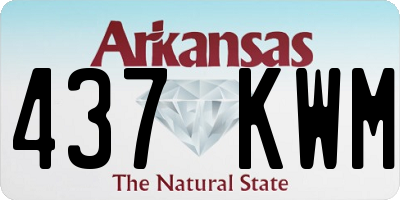 AR license plate 437KWM
