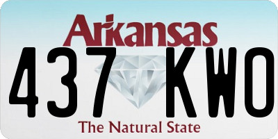 AR license plate 437KWO