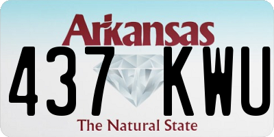 AR license plate 437KWU