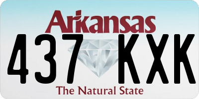 AR license plate 437KXK