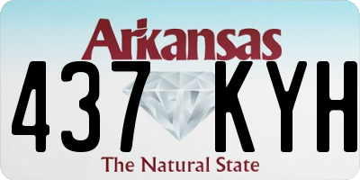 AR license plate 437KYH