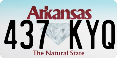 AR license plate 437KYQ