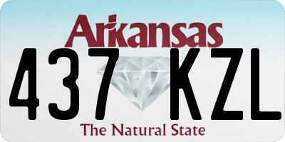 AR license plate 437KZL