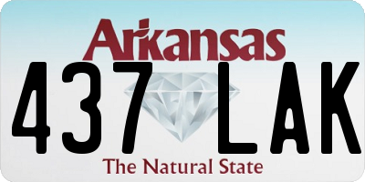 AR license plate 437LAK
