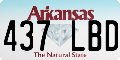 AR license plate 437LBD