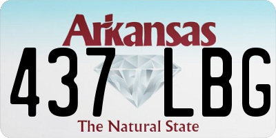 AR license plate 437LBG