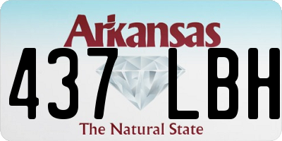 AR license plate 437LBH