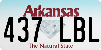 AR license plate 437LBL