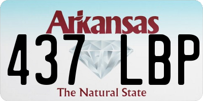 AR license plate 437LBP