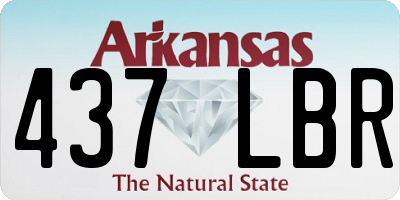 AR license plate 437LBR