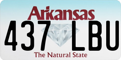 AR license plate 437LBU