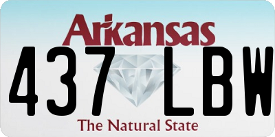 AR license plate 437LBW