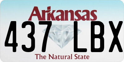 AR license plate 437LBX