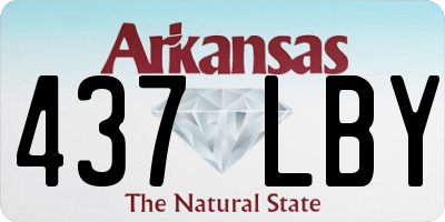 AR license plate 437LBY